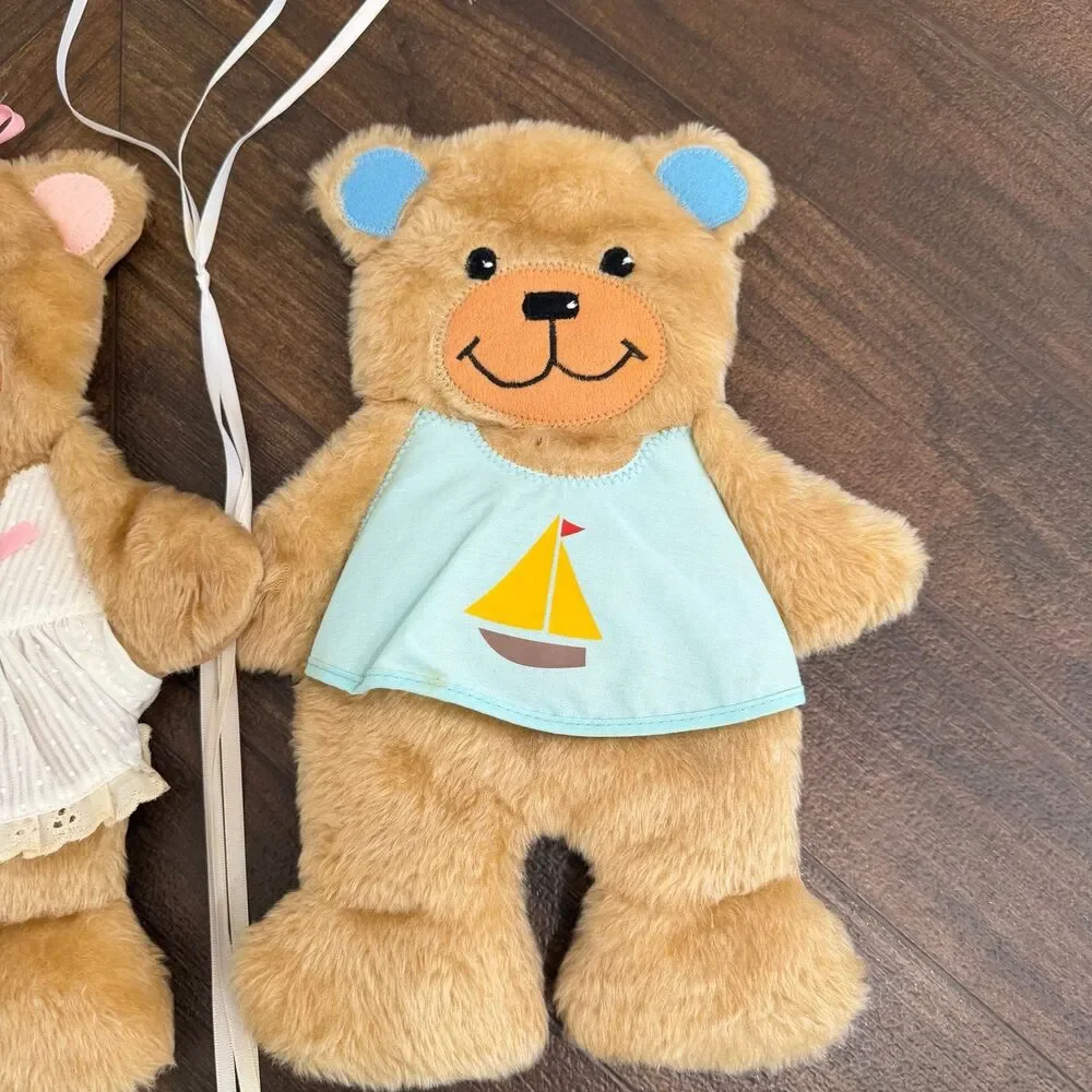 Vintage Century Originals 1987 Teddy Bear Heart Balloon Nursery Wall Hanging